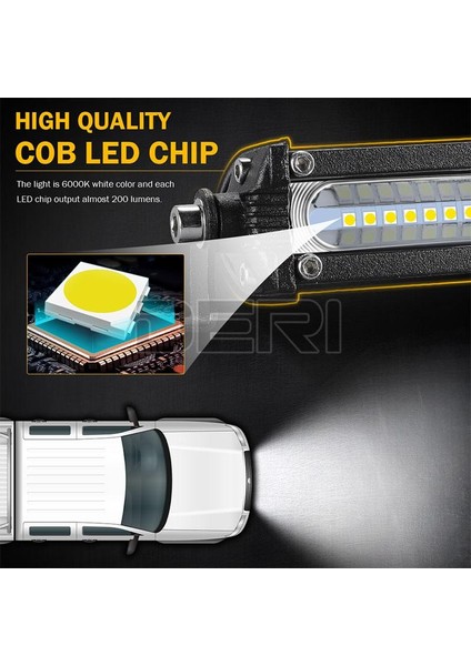 1 Adet 7 Inç LED Bar Tarzı Ince LED Işık Çubuğu 7'' 13'' 20'' Offroad Sel Işın LED Bar 4x4 Lada Kamyon Suv Atv Niva Için Otomatik Sürüş Işık 12V 24V (Yurt Dışından) fırsatları