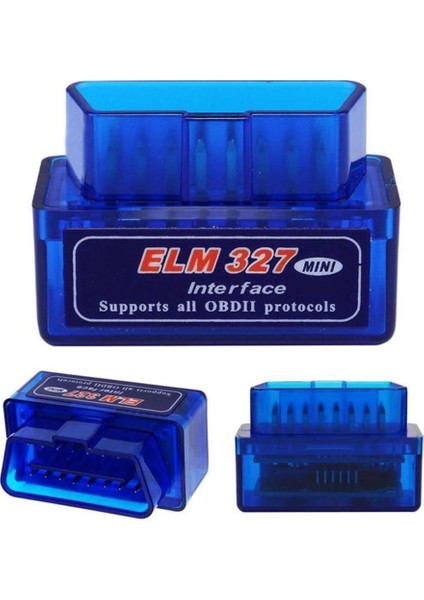 Bir Stil Araç Teşhis Tarayıcı Mini Bluetooth-Uyumlu Hata Ingilizce Sürüm V2.1 Obd2 Obdıı Android Ios Wıfı Elm (Yurt Dışından)