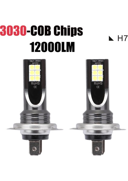 30000LM Tarzı 3030-12000LM 2 Adet Lm Süper Parlak H7 H11 Hb Hb Hır2 LED Araba Far Ampülleri 110W 6000K Ampul LED Araba Işıkları Sis Lambası 12V (Yurt Dışından)
