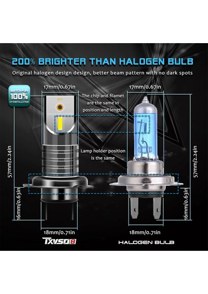 30000LM Tarzı 3030-12000LM 2 Adet Lm Süper Parlak H7 H11 Hb Hb Hır2 LED Araba Far Ampülleri 110W 6000K Ampul LED Araba Işıkları Sis Lambası 12V (Yurt Dışından)