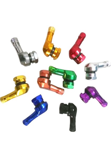 Gri Stil 2 Adet Alüminyum Alaşımlı Vana Motosiklet Jantı 90 Derece Açı Motosiklet Tekerleği Lastik Tubeless Vana Jant Parçaları Için Kaynaklanıyor 9 Renk (Yurt Dışından) modelleri