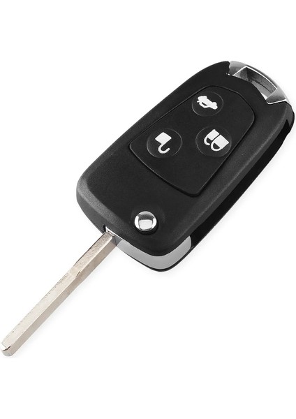 Model 3 Stili Keyyou 3 Düğmeler Anahtar Kutu Modifiye Flip Katlanır Uzaktan Anahtar Flip Fob Kabuk Ford Focus Mondeo Fiesta Ka (Yurt Dışından)