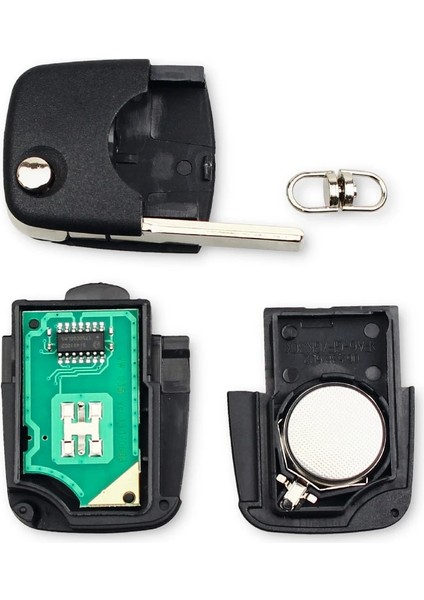 Uzaktan Anahtar Stili Keyyou Audi A3 A4 A6 A8 B5 Tt Rs4 Quattro Eski Modeller 433 Mhz Kımlığı HU66 Bıçak Araba Uzaktan Çevirme Anahtarı 3 Düğmeler (Yurt Dışından) modelleri