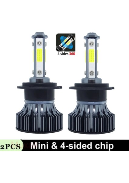 H8 Stili 4yan 6500K 2 Adet LED Lm De Araba Far Ampülleri H11 H8 H9 H7 Far Hb Hb4 Oto Lamk 8000K LED Sis Ampulleri (Yurt Dışından) modelleri