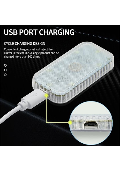 Mavi Aydınlatma 4 Adet Adet Manyetik Araba LED Dokunmatik Işıklar USB Iç Işık Kablosuz Çatı Tavan Okuma Lambaları Kapı Ayak Gövdesi Için Saklama Kutusu (Yurt Dışından) fırsatları