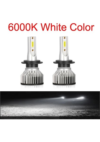 H11 Stili 6000K Soğuk Beyaz Mini Cob LED H4 Araba Far H7 H1 LED H3 H8 H9 H11 Hir Hb Hb Canbuk Oto Sis Lambası Turbo Ampuller 12V 24V (Yurt Dışından)