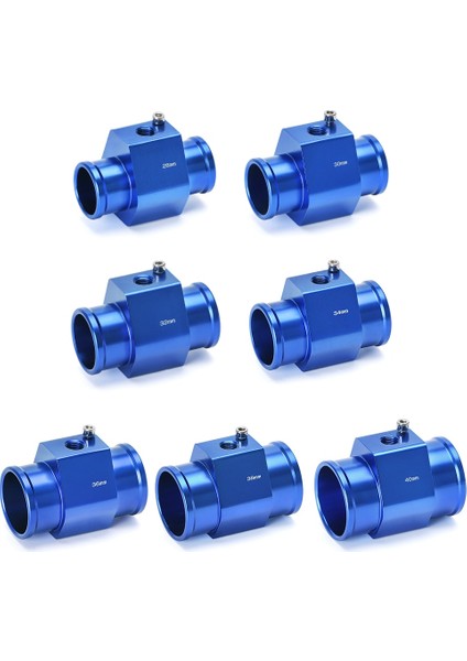 Mavi 32MM Stil 1 Adet Su Sıcaklığı Sıcaklığı Ortak Boru Sensörü Göstergesi Radyatör Hortumu Adaptörü Boyutu (Yurt Dışından)