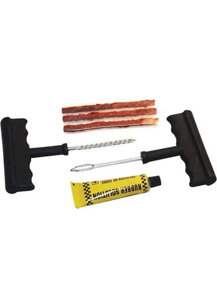 Beyaz Stil Araba Lastiği Onarım Araçları Tubeless Lastik Araba Patlak Onarım Fişi Kiti Iğne Yama Düzeltme Aracı Çimento Faydalı Setler Oto Lastik Tamiri (Yurt Dışından)
