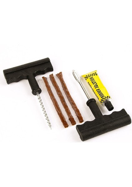 Beyaz Stil Araba Lastiği Onarım Araçları Tubeless Lastik Araba Patlak Onarım Fişi Kiti Iğne Yama Düzeltme Aracı Çimento Faydalı Setler Oto Lastik Tamiri (Yurt Dışından)