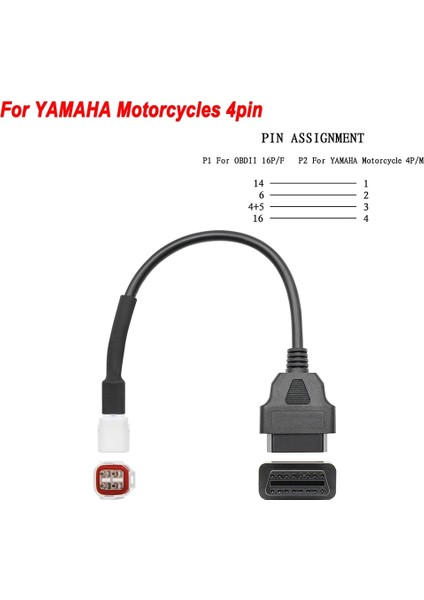 Del-Phi 6pin Stili Için Ktm Obd2 Konnektörü Için Motosiklet Motobike Yamaha Için Honda Moto Için Harley Için Ducati Için Obd 2 Uzatma Kablosu Kawasaki Için (Yurt Dışından) indirimleri