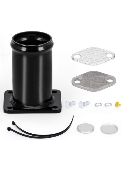 Siyah Stil Alüminyum Egr Silme Kiti Egr Temizleme Kiti Boşluk Baypas Bmw Ed 320D 330D 330XD 320CD 318TD 320TD VR-EGR07 (Yurt Dışından)