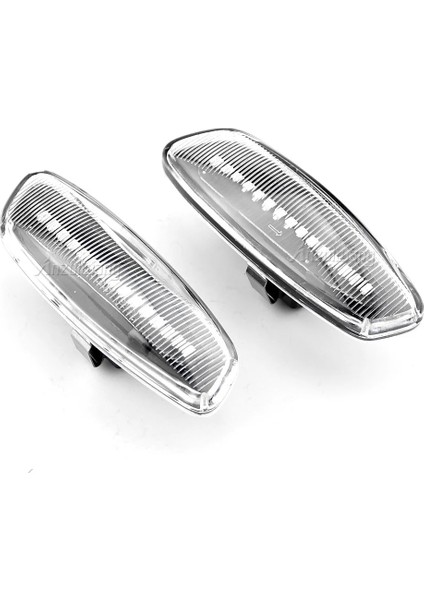 Kristal Beyazı Citroeoupe Picasso X7 Ds3 Ds4 Peugeot Rcz Için Dinamik LED Dönüş Sinyali Göstergesi Sıralı Flaşör Işığı (Yurt Dışından)