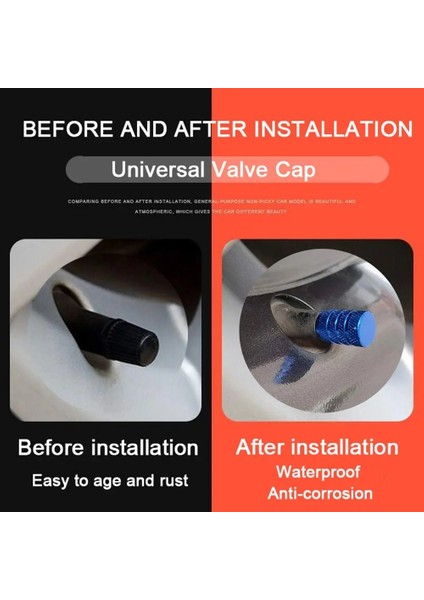Tip A - Mor Stil 8 Adet Lastik Valf Kapakları Lastik Jant Kök Kapağı Toz Geçirmez Oto Jant Kapağı Alüminyum Alaşım Arabalar ve Motosikletler Için Nipel Kapakları Bisikletler (Yurt Dışından)