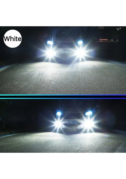 H11 Stili Beyaz 2ADET H8 H11 LED Ampul Hb4 LED Sis Lambasık 12V 24V Beyaz Sarı Yeşil Limon Buz Mavisi Araba Sürüş Işıkları H16 Oto Lambası (Yurt Dışından)