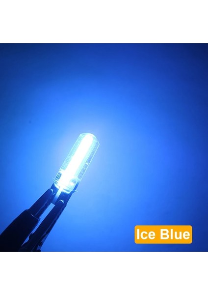 10 Parça Tarzı Buz Mavisi T10 W5W LED Araba Iç Işık Cob Marker Lambası 12V Ampul Kama Park Kubbe Işık Beyaz Oto Araba Oto Için (Yurt Dışından)