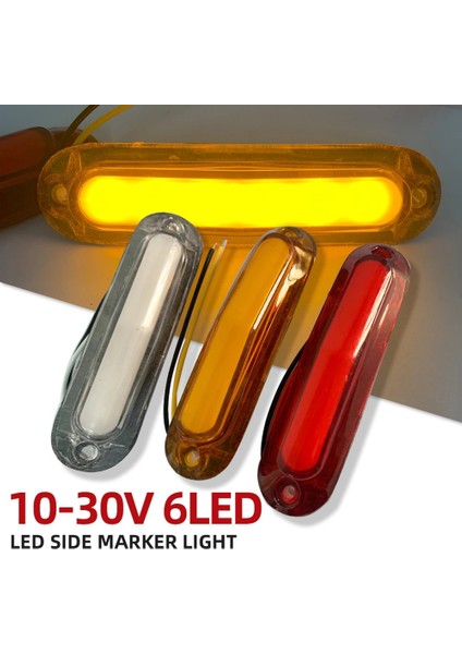 1 Adet Tarzı Sarı Araba Römork Kamyon Lambası Için LED Yan Işaretleyici Işık Koşu Işık Dönüş Sinyali Lambası Gösterge Lambası Araba Aksesuarları (Yurt Dışından) fırsatları