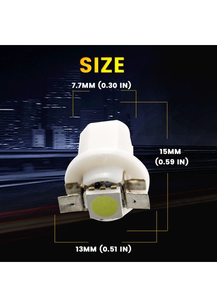 24V Tarzı Sarı Dc 12V 24V T5 B8.5 LED T5 Smd Smd LED Araba Işık Göstergesi Ampul Göstergesi Pano Iç Beyaz Kırmızı Amber Yeşil Mavi (Yurt Dışından) modelleri