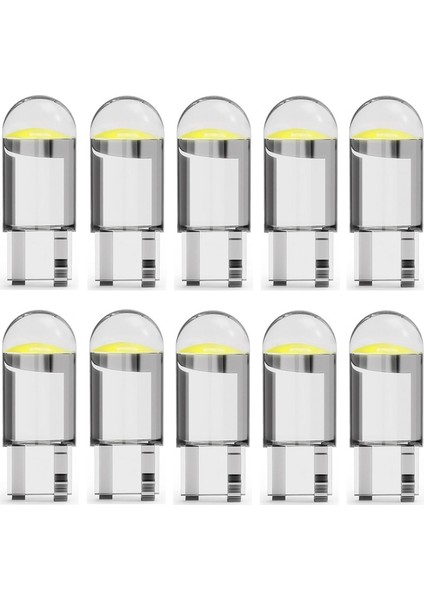1 Adet Tarzı Kırmızı x T10 W5W WY5W Cob LED Araba Kama Park Lambası Dönüş Yan Ampuller Gösterge Lambası Oto Plaka Işığı Beyaz Sarı Mavi (Yurt Dışından)