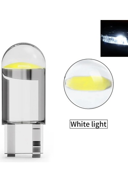1 Adet Tarzı Kırmızı x T10 W5W WY5W Cob LED Araba Kama Park Lambası Dönüş Yan Ampuller Gösterge Lambası Oto Plaka Işığı Beyaz Sarı Mavi (Yurt Dışından)
