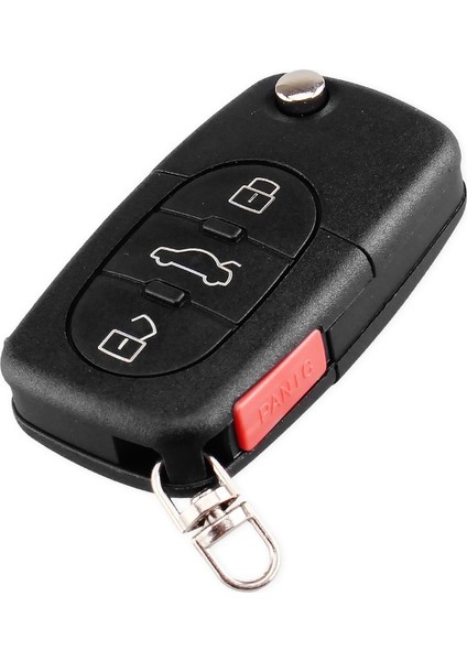 D Tipi Keyyou Audi A2 A3 A4 A6 A8 Tt Quattro Eski Modeller Crcr Düğmesi Flip Katlanır Uzaktan Anahtar Kutu Kabuk (Yurt Dışından)