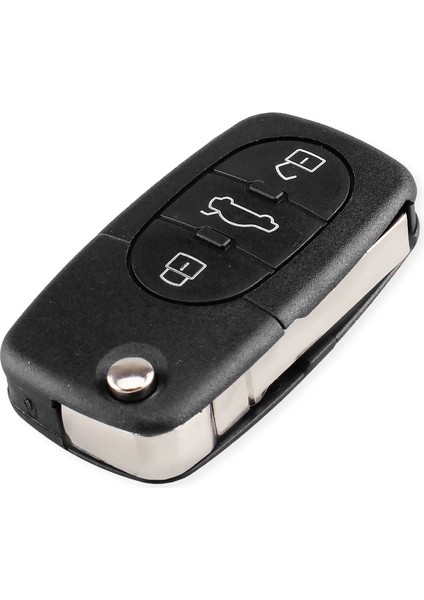 D Tipi Keyyou Audi A2 A3 A4 A6 A8 Tt Quattro Eski Modeller Crcr Düğmesi Flip Katlanır Uzaktan Anahtar Kutu Kabuk (Yurt Dışından) fırsatları
