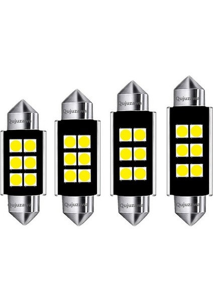 Beyaz Stil 31 mm 4 Adet Festoon LED Ampul C5W Süper Parlak Md Canbus Hata Ücretsiz Oto Iç Doom Lambası Araba Styling Işıkları (Yurt Dışından)