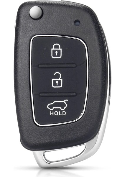 Sol Bıçak Stili Keyyou Flip Uzaktan Araba Anahtarı Kabuk Durumda Hyundai Solaris IX35 IX45 Elantra Santa Fe HB20 Verna HY15HY20TOY40 Blade 3 Düğmeler (Yurt Dışından) modelleri