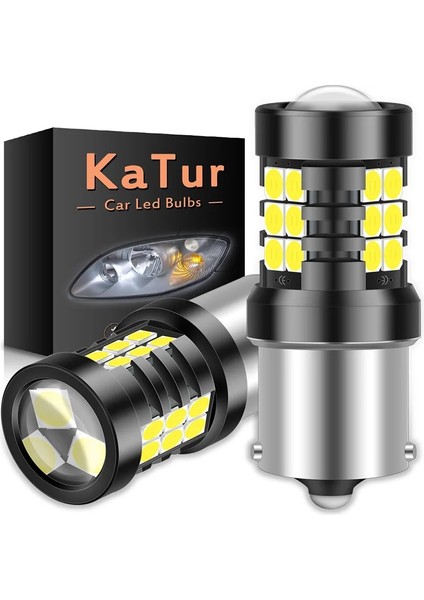 1156 BA15S P21W Lm P21W BA15S T15 W16W T16 LED Canbus Ampuller LED Araba Yedekleme Ters Işıklar Süper Parlak 21SMD K Beyaz 12V (Yurt Dışından) fiyatları