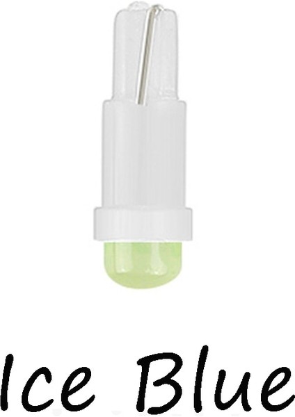 2 Adet Tarzı Buz Mavisi Pcs T5 LED Işık W1.2W W3W Pano Göstergesi Gösterge Lambası Araba Iç Işık Oto Yan Kama Ampul LED Süper Parlak (Yurt Dışından)