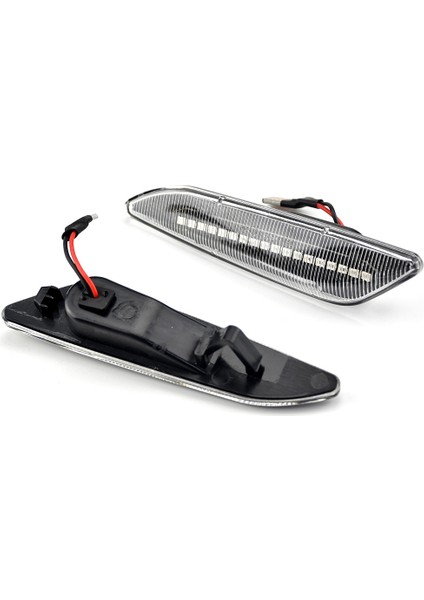 Füme Siyah 2 Adet Dinamik LED Yan Işaretleyici Dönüş Sinyali Flaşör Işık Alfa Romeo Için Fiat Tipo Lancia Delta 3 Ypsilon Canbus (Yurt Dışından) modelleri