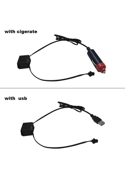 2m-Usb Stili Mor Araba Iç Aydınlatma LED Şerit Dekorasyon Garland Tel Halat Tüp Hattı Esnek Neon Işık Araba Ürünleri Iç Kısmı (Yurt Dışından) fırsatları