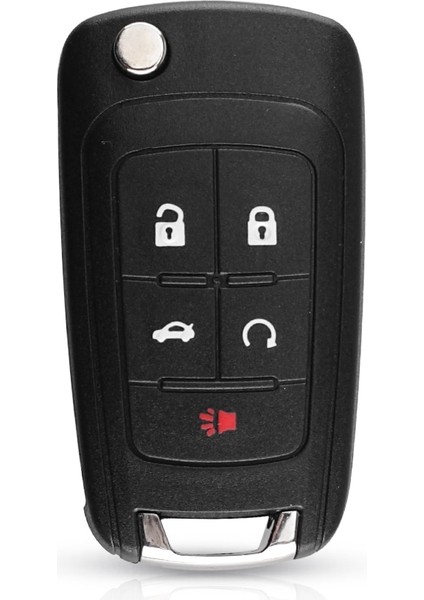 Model 8 Stili Chevrolet Için Keyyou Chevrolet Cruze Aveo Lova Impala Epica Camaro Için Opel Zafira Astra Insignia Modifiye Flip Araba Uzaktan Anahtar Kabuk Kılıf (Yurt Dışından)