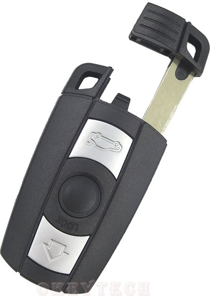 Pil Tutma Stili Yok Okeytech 3 Düğmeler Uzaktan Araba Anahtarı Kabuk Fob Kılıf Bmw X5 X6 E60 E70 E71 E87 E90 Bmw Serisi Zeka Pil Tutma (Yurt Dışından) modelleri