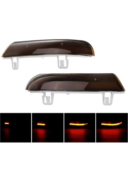 Çift LED Yan Kanat Dikiz Aynası Dinamik Gösterge Flaşör Akan Dönüş Sinyali Işık Vw Golf 5 Mk5 Jetta Passat B5.5 B6 (Yurt Dışından) fiyatları