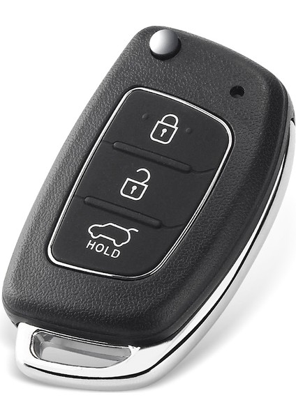 Sol Bıçak Stili Dandkey 3 Düğmeler Çevirme Uzaktan Araba Anahtarı Durum Hyundai Solaris Verna Elantra Santa Fe IX35 IX45 Anahtar Kabuk (Yurt Dışından) modelleri