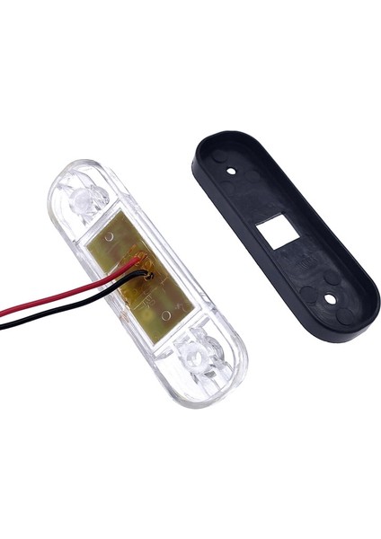 Yeşil LED Yan Işaretleyici Işık Araba Dış Işık Uyarı Kuyruk Izni Işık Kamyon Römork Kamyon Otobüs Için Sinyal Fren Lambası (Yurt Dışından) modelleri