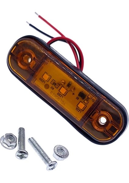 Yeşil LED Yan Işaretleyici Işık Araba Dış Işık Uyarı Kuyruk Izni Işık Kamyon Römork Kamyon Otobüs Için Sinyal Fren Lambası (Yurt Dışından) indirimleri