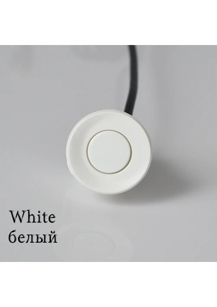 Beyaz 22MM Sensör Siyah Kırmızı Mavi Gümüş Altın Beyaz Gri Şampanya Altın Rengi Araba Park Sensörü Kiti Monitör Için Ters Sistem (Yurt Dışından)