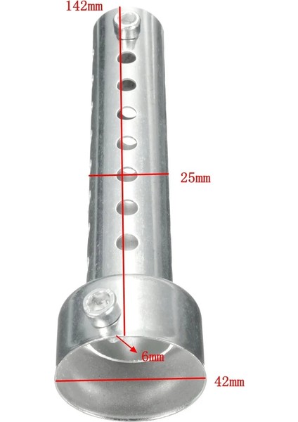42 mm Uzun Stil Motosiklet Can Db Killer Susturucu Gürültü Ses Eliminatör Egzoz Ayarlanabilir Susturucu Susturucu (Yurt Dışından)