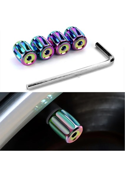 Tip C- Renkli Stil Ar Tekerlek Lastik Valf Kapakları Lastik Jant Kök Kapakları Airdust Otomobiller Için Su Geçirmez Motosikletler Kamyonlar Bisikletler Oto Şekillendirme (Yurt Dışından)