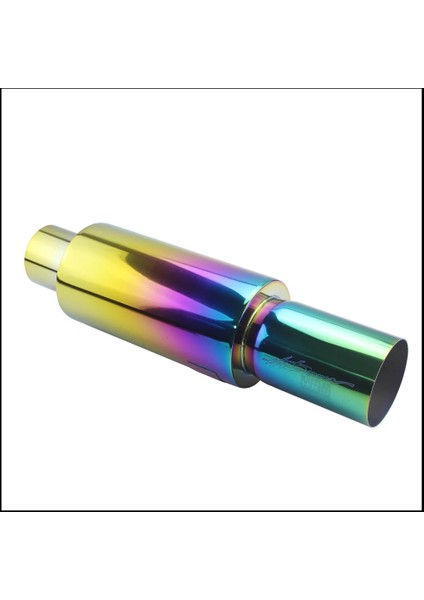Renkli 51MM Tarzı Araba Egzoz Borusu Susturucuları Kuyruk Evrensel Yüksek Li Paslanmaz Çelik Egzoz Sistemleri Yarış Susturucuları O 3 "mavi Gümüş (Yurt Dışından) fırsatları