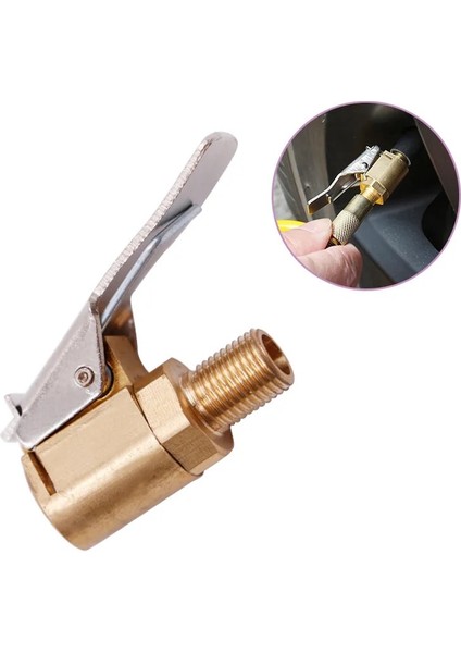 No.3 Tarzı Araba Lastiği Hava Aynası Şişirme Pompası Vana Konektörü Klipsli Adaptör Araba Pirinç 8mm Lastik Tekerlekli Vana Şişme Pompa Dropship (Yurt Dışından) fiyatları