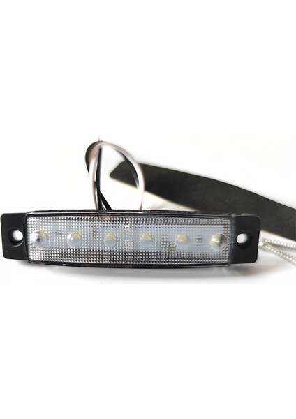 Beyaz Kamyon Römorku Yan Işaret Göstergeleri Işık Araba Sinyali Fren Arka Uyarı Arka Lambaları LED 12V 24V Oto Lambası (Yurt Dışından) fırsatları