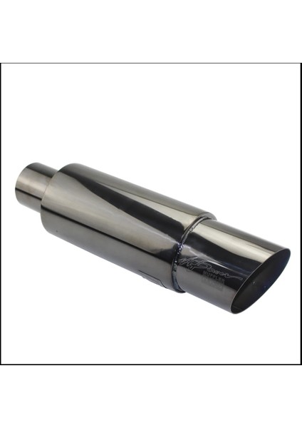 Gümüş 63MM Tarzı Araba Motosikleti Egzoz Sistemleri Susturucu Ucu Evrensel Paslanmaz Çelik Id Çıkış Stili Susturucu Egzoz Borusu (Yurt Dışından)