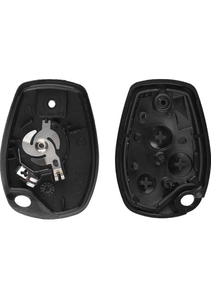 2. Model Keyyou Bıçak Olmadan Uzaktan Anahtar Kabuk Renault Logan Sandero Clio Fluence Vivaro Master Trafik 3 Düğmeler Araba Alarmı Anahtar Kutu (Yurt Dışından)