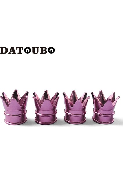 4 Adet Açık Pembe Tarzı Datoubo Yeni Gelmesi Renkli Alüminyum Taç Araba Lastiği Vana Kök Kapakları Lastik Hava Toz Kapakları Kamyon Bisiklet Tekerleği Araba Valf Kapağı (Yurt Dışından)