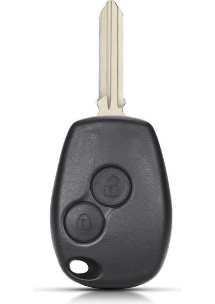 HU136TE Anahtar Stili Keyyou 2 Düğme Uzaktan Anahtar Kabuk Kılıf Kapak Fob Renault Megan Modus Clio Modus Kangoo Logan Sandero Duster Araba Alarmı Konut (Yurt Dışından)