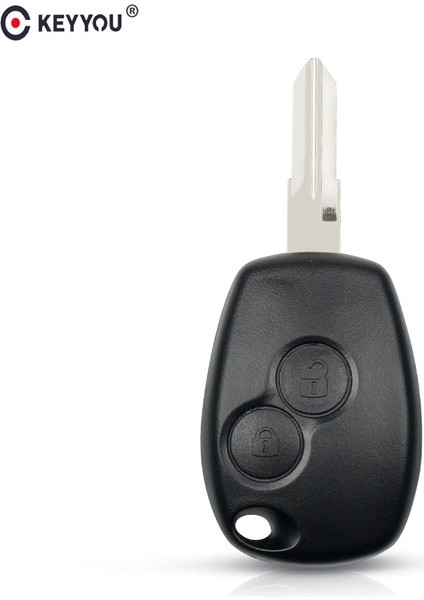HU136TE Anahtar Stili Keyyou 2 Düğme Uzaktan Anahtar Kabuk Kılıf Kapak Fob Renault Megan Modus Clio Modus Kangoo Logan Sandero Duster Araba Alarmı Konut (Yurt Dışından)