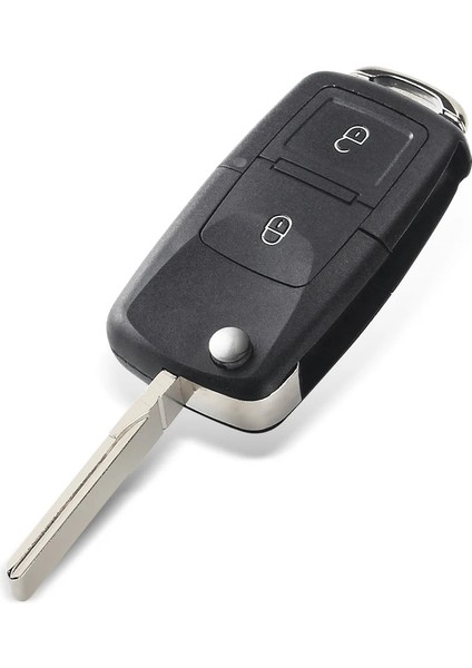 2 Düğme Bıçaksız Stil Dandkey Btn Uzaktan Katlanır Araba Anahtarı Durum Volkswagen Vw Golf Passat Polo Jetta Touran Bora Sharan Transporter Anahtar Kabuk (Yurt Dışından)