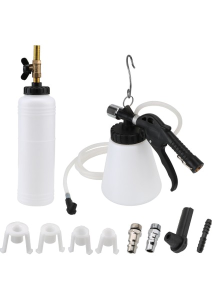 Çift Pot Tarzı Leepee Yağ Değişim Ekipmanları Kiti Büyük Kapasiteli Set Araba Fren Hidroliği Değiştirme Fren Hidroliği Tahliyeli Hava Alma Araba Tamir Aracı (Yurt Dışından)